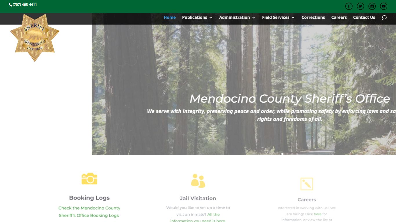 Welcome - Mendocino County Sheriff's Office